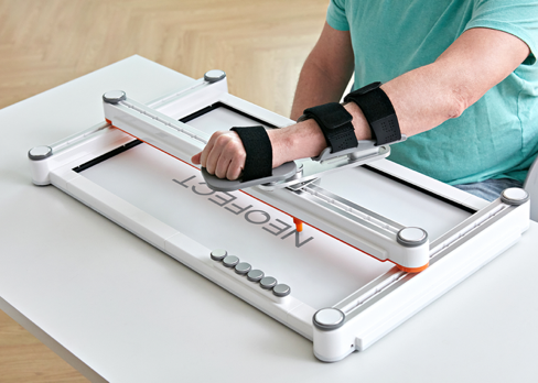Patients using Neofect Smart board Open Handles