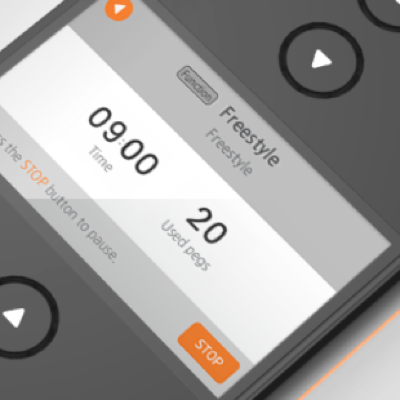 Neofect Smart Pegboard UI Screen